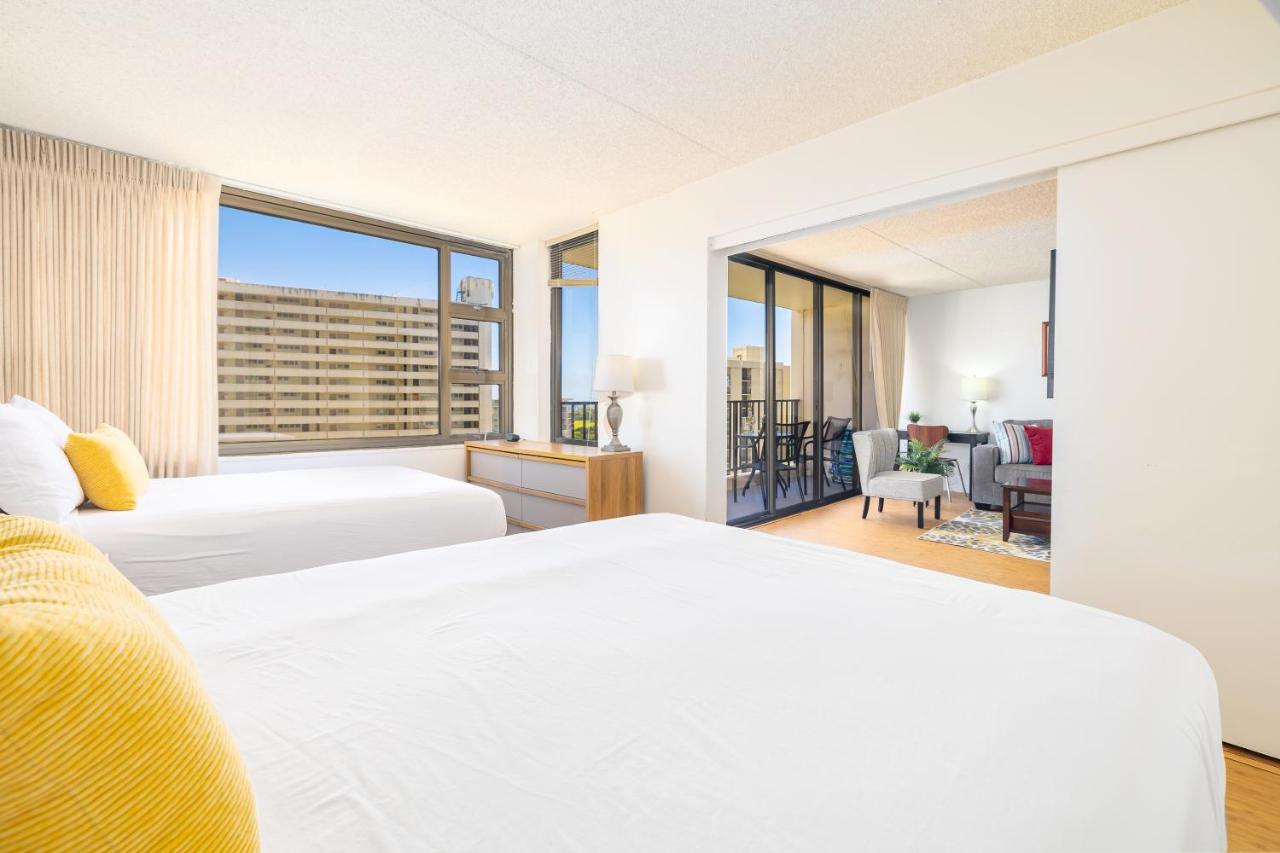 Waikiki Banyan Ocean View Oasis With Free Parking! Apartment Honolulu Luaran gambar