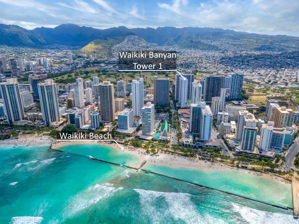 Waikiki Banyan Ocean View Oasis With Free Parking! Apartment Honolulu Luaran gambar